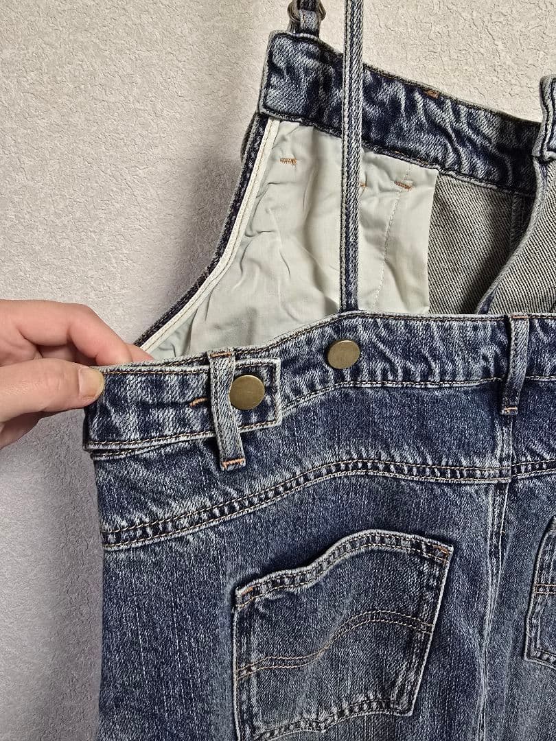 新品・未使用　ポリーヌ・ブロー　デニム ジャンスカ　フリーサイズ