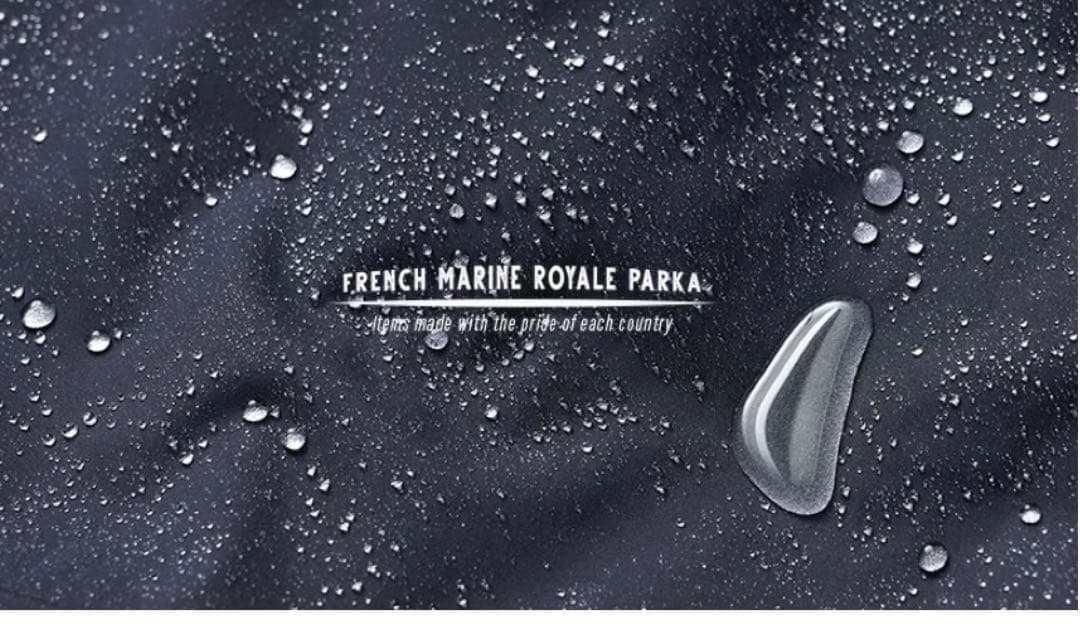 フランス軍MARINE EマリンロワイヤルWATERPROOFパーカー