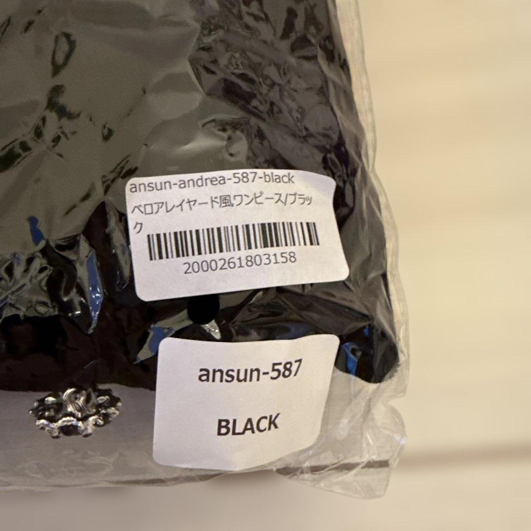 新品‼︎ANDREA&Co. ベロアレイヤード風ワンピース