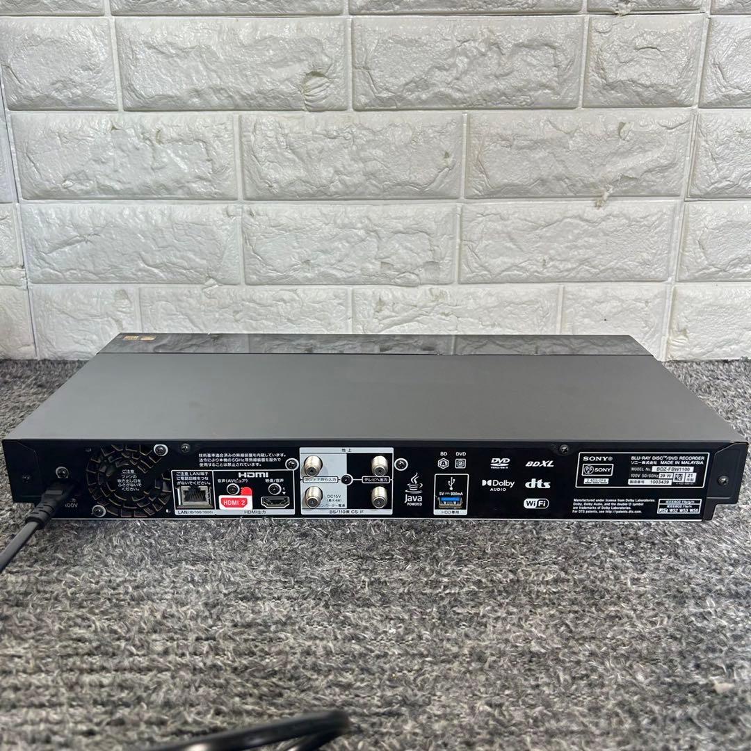 SONYブルーレイレコーダー BDZ-FBW1100 2021年製 C197