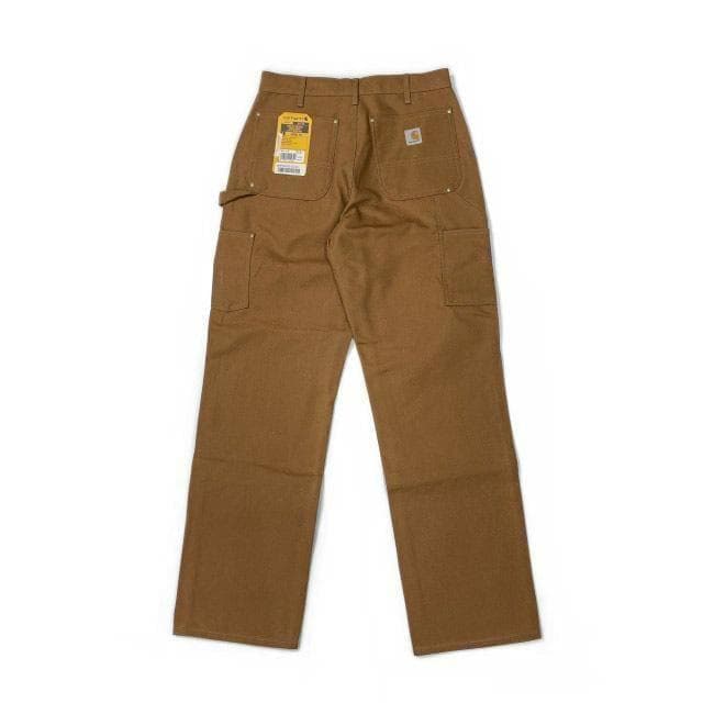 カーハート ワークパンツ US購入 ダブルニー(34×32)茶 181218