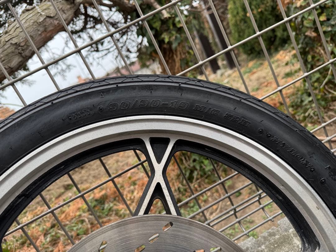 GSX250L 純正 星型キャスト タイヤホイールセット 前後セット GS25X