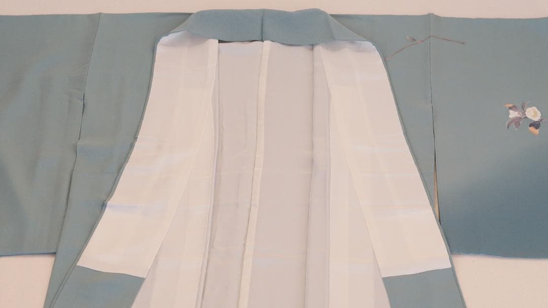 十日町友禅　一梗　清楚な付下げ訪問着　正絹