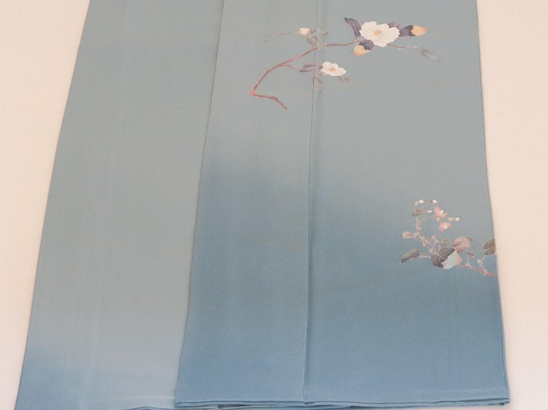 十日町友禅　一梗　清楚な付下げ訪問着　正絹