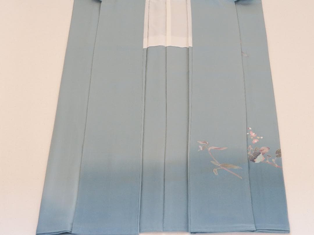 十日町友禅　一梗　清楚な付下げ訪問着　正絹