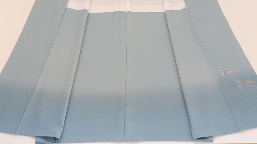 十日町友禅　一梗　清楚な付下げ訪問着　正絹