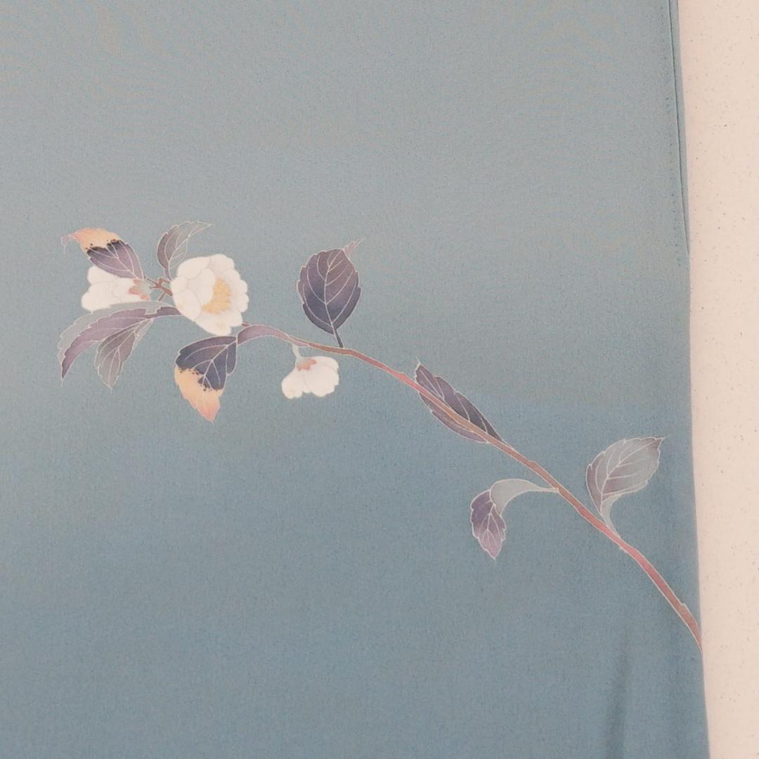 十日町友禅　一梗　清楚な付下げ訪問着　正絹