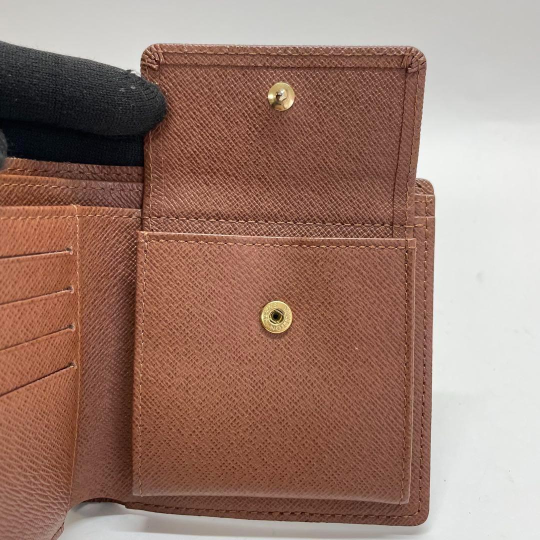 1570 美品 ルイヴィトン モノグラム 二つ折り財布 ポルトフォイユ マルコ