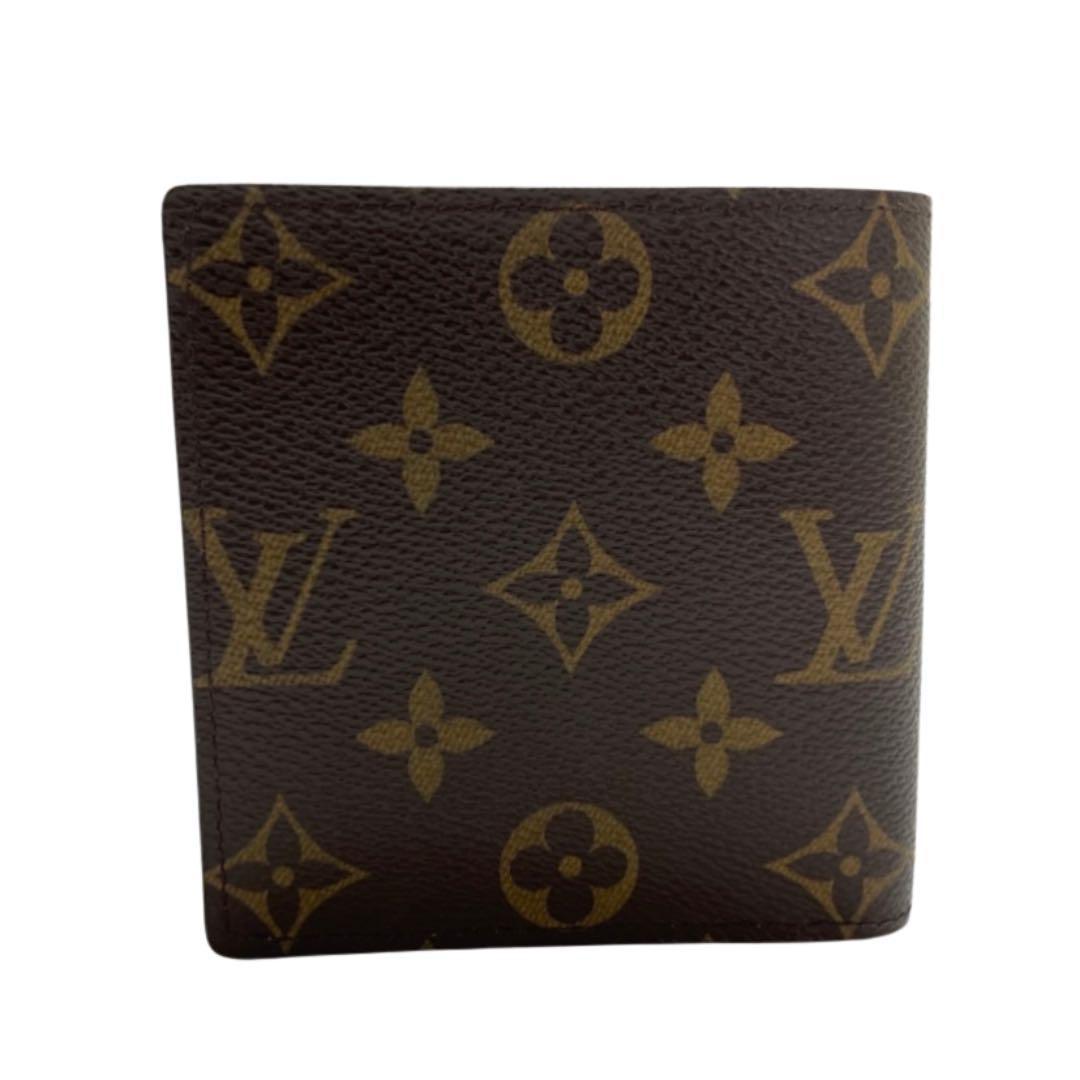 1570 美品 ルイヴィトン モノグラム 二つ折り財布 ポルトフォイユ マルコ