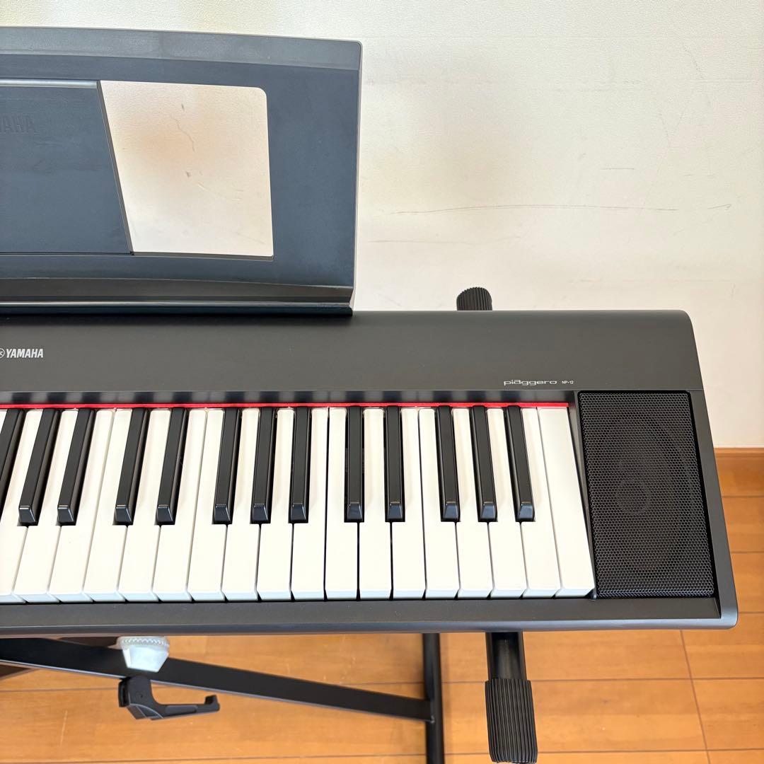 【美品・付属品多数】YAMAHA 61鍵電子キーボードNP-12B スタンド付属