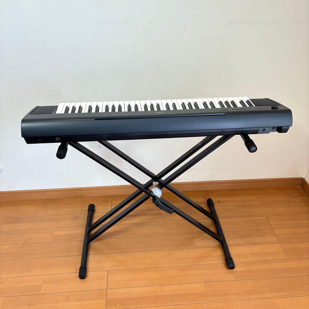 【美品・付属品多数】YAMAHA 61鍵電子キーボードNP-12B スタンド付属