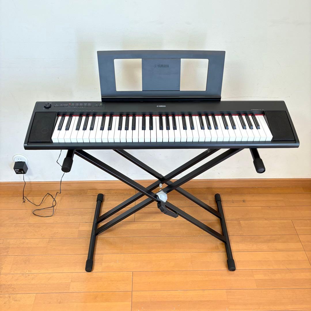 【美品・付属品多数】YAMAHA 61鍵電子キーボードNP-12B スタンド付属