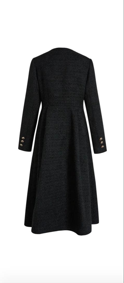 新品タグ付　韓国　KUOSEクオセ ツイードマキシドレス