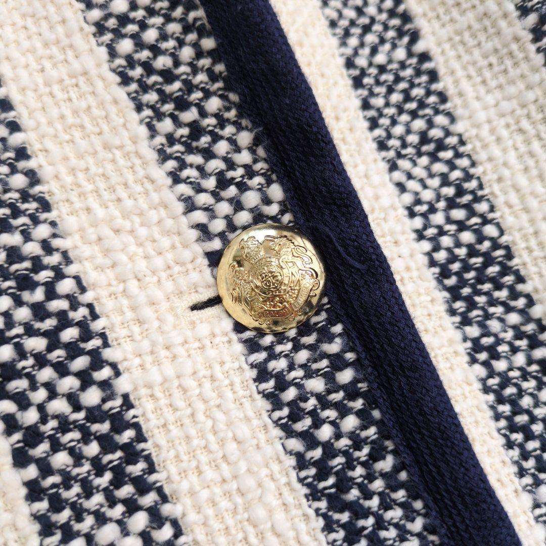 ラルフローレン　近年モデル　エンブレム　ツイードジャケット　金ボタン　未使用