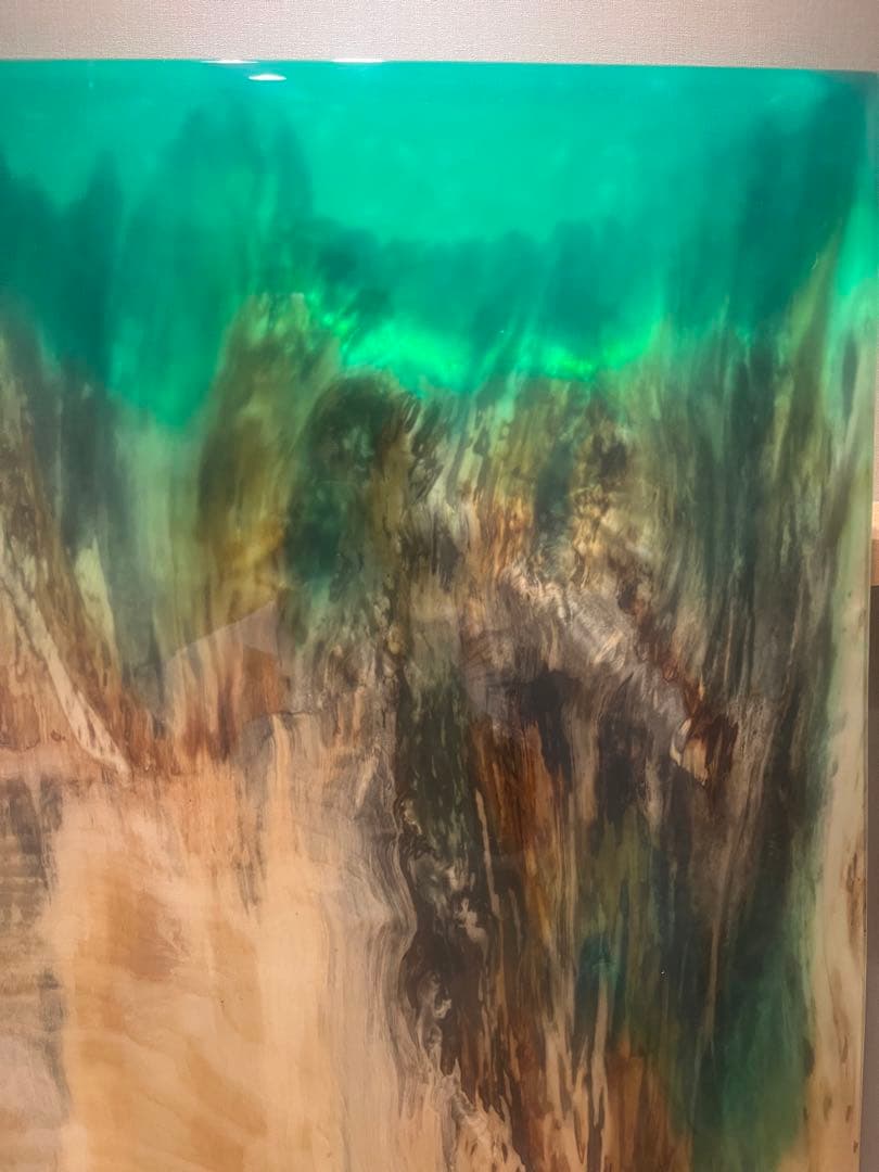 レジンテーブル　トチ　1110×570×50㎜