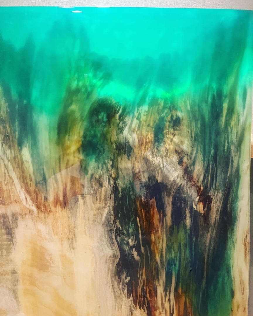 レジンテーブル　トチ　1110×570×50㎜