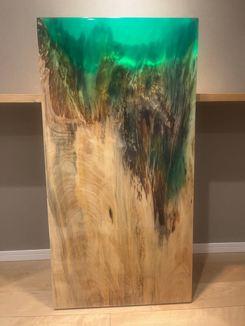 レジンテーブル　トチ　1110×570×50㎜