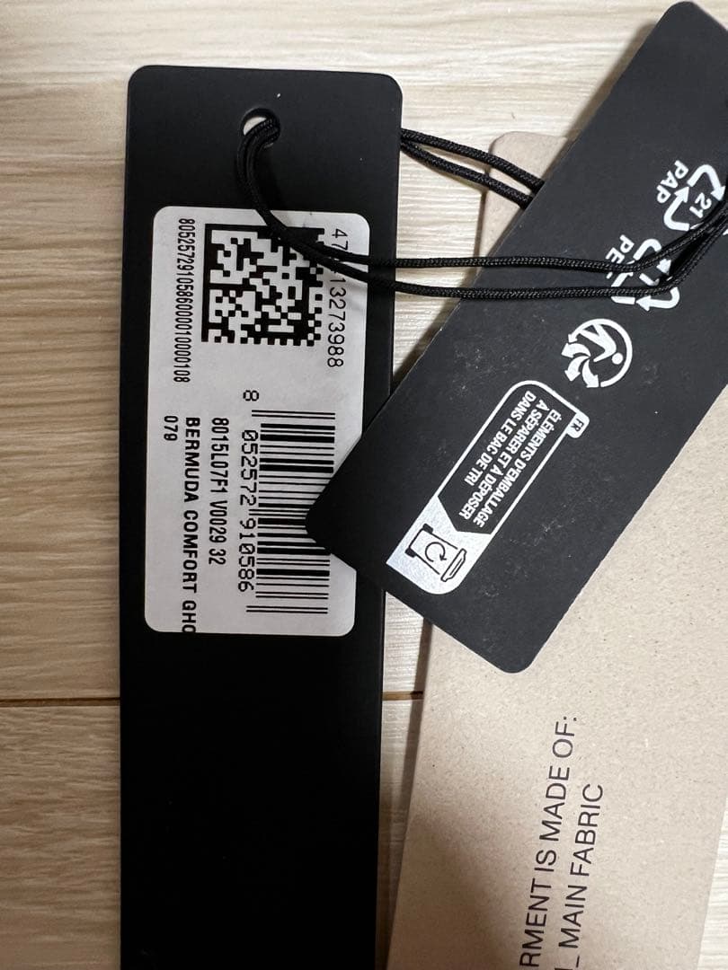 タグ付属 W32 8015L07F1 Ghost Ventile カーゴショーツ