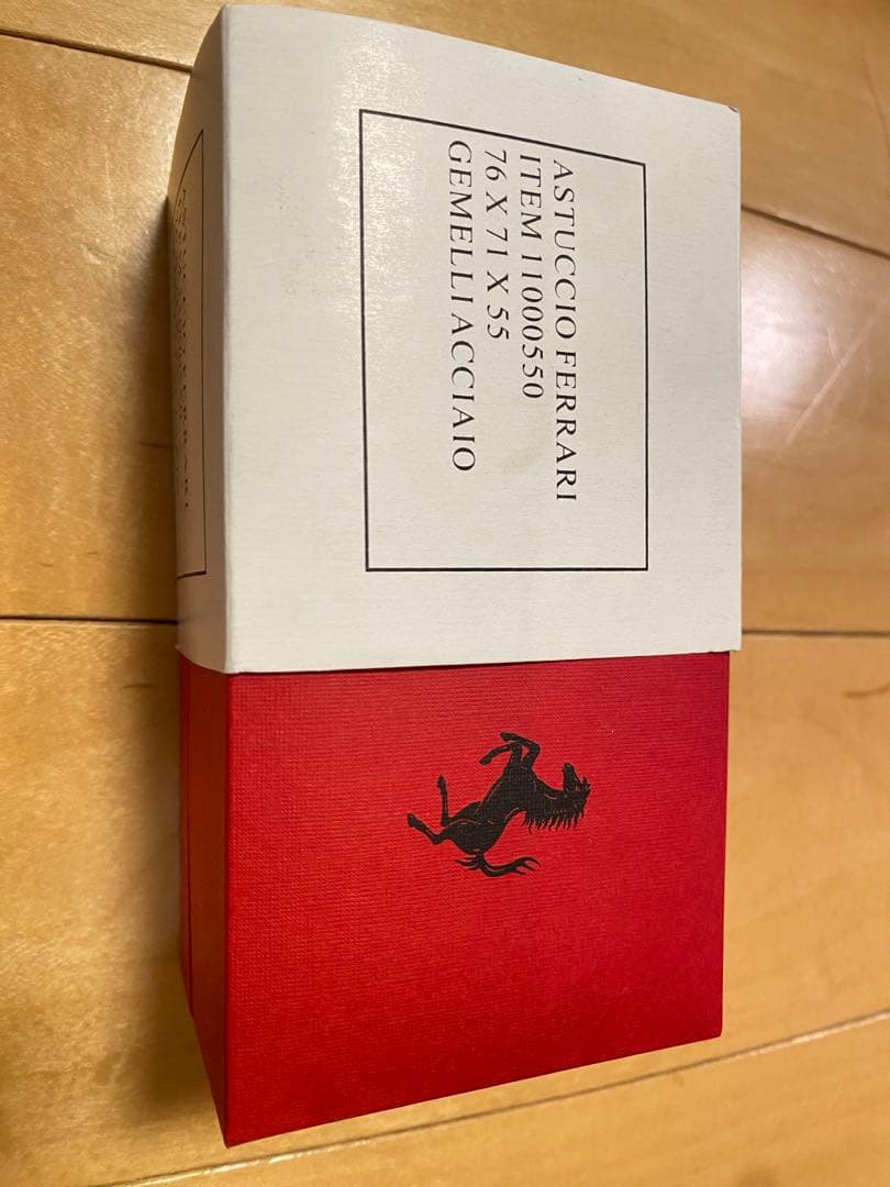 Ferrari Gemelli Acciaio カフリンクス