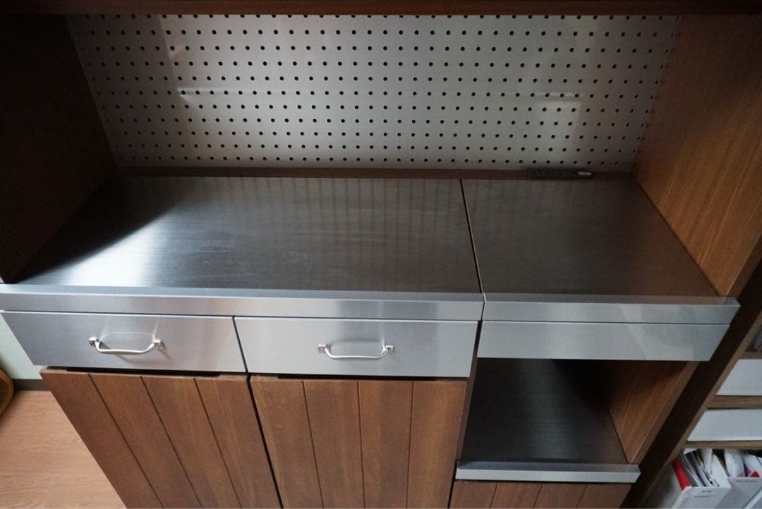 【廃盤品】定価167,200円 unico STRADA キッチンボード