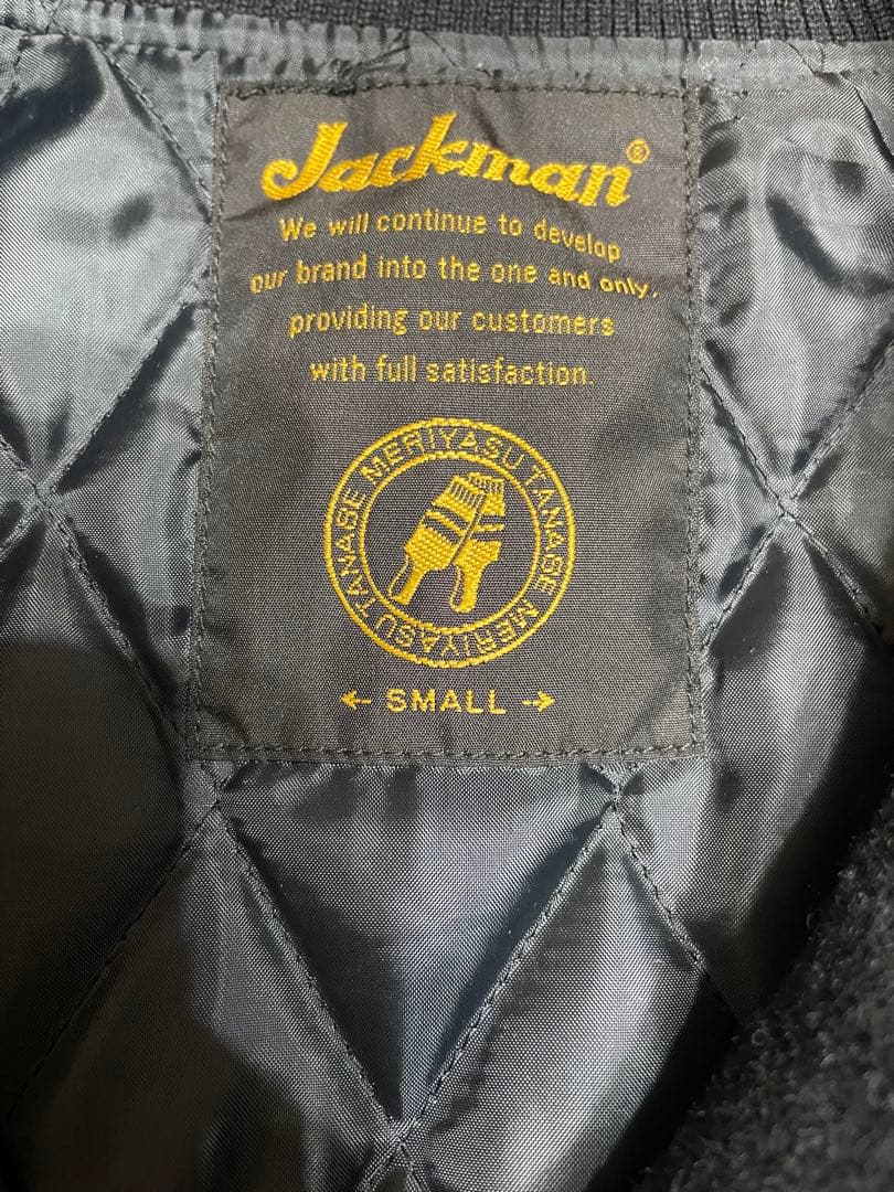 【値下げ交渉可】Jackman レザー ブラック Award Jacket