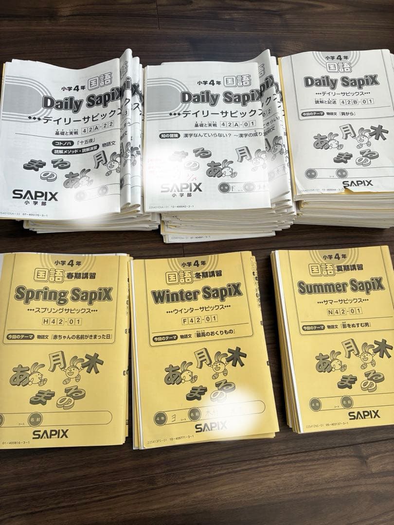 Daily Sapix 4年生 算数問題集