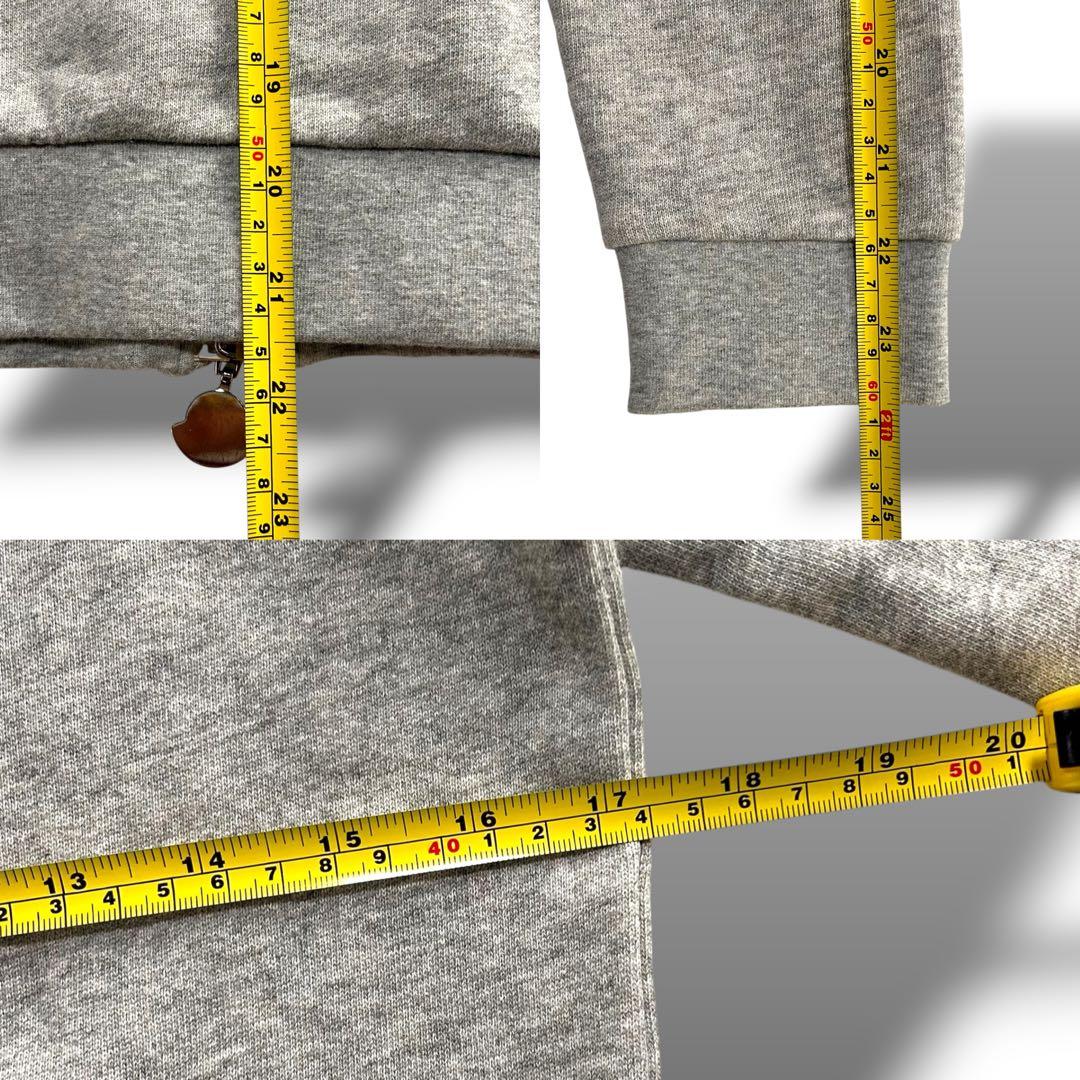 極美品 MONCLER モンクレール パーカー グレー レディース 上着