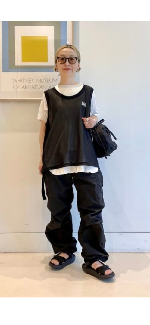 【BEAMS BOY別注】NEEDLES ／ポリエステルメッシュタンクトップ