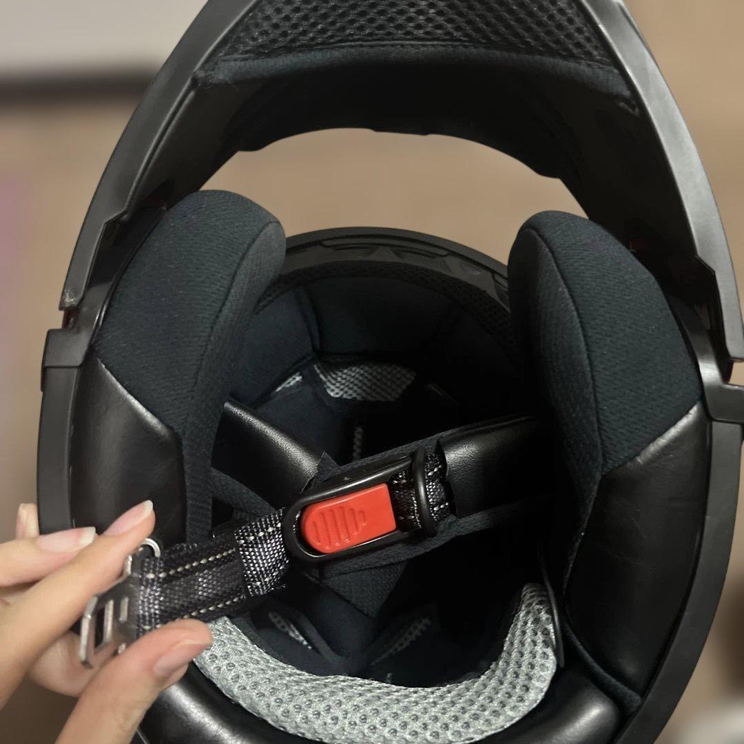 【大幅値下げ中】kabuto システムヘルメット　赤　M