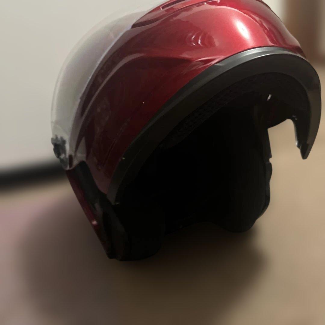 【大幅値下げ中】kabuto システムヘルメット　赤　M