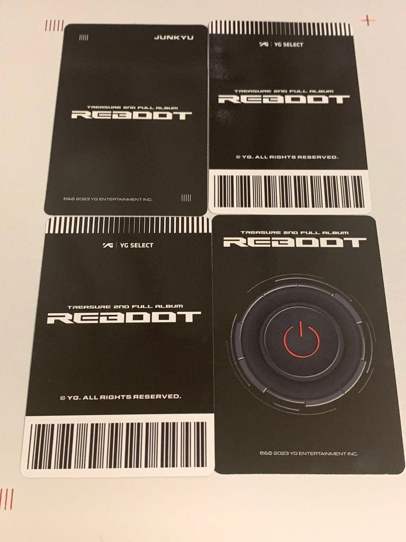 treasure ジュンギュ　reboot ktown4u ラキドロ　トレカ