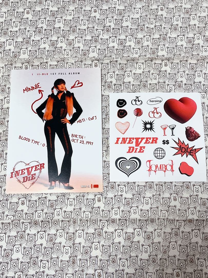 【送料込み】(G)I-DLE I NEVER DIE RiSKYver. トレカ