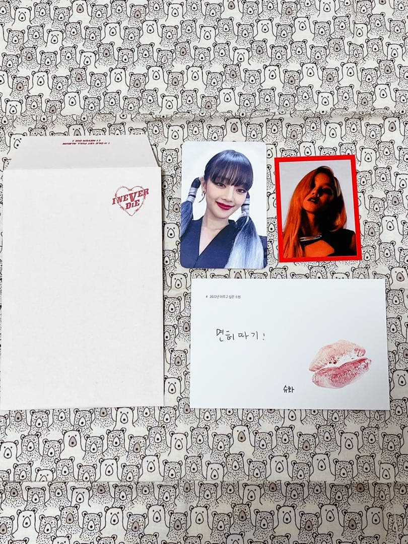 【送料込み】(G)I-DLE I NEVER DIE RiSKYver. トレカ