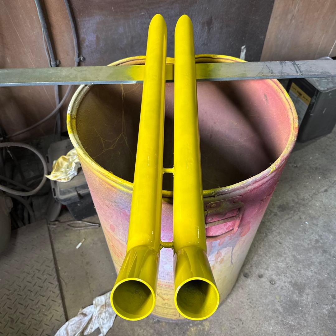 竹槍マフラー❗️ストレート車用❗️1400