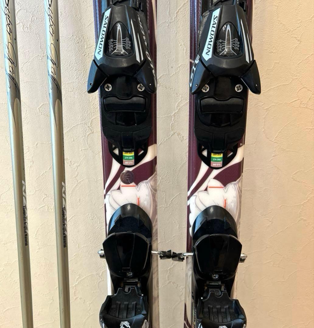 ◾️カービングスキーセット　板145㎝ ブーツ24.5㎝ 女性用　レディース用