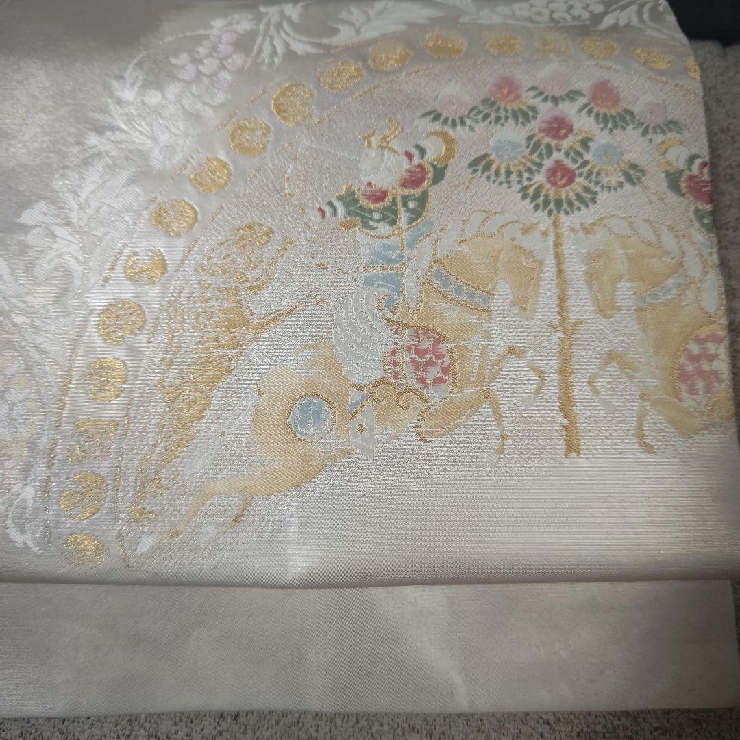 さくら草さま用　おまとめ2点　ピンクのお着物と王子様?の帯