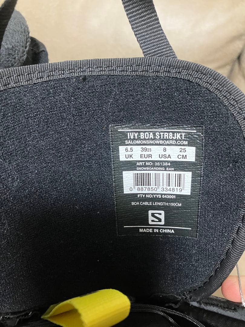 SALOMON IVY-￼ BOA 25.0cm スノーボード ブーツ