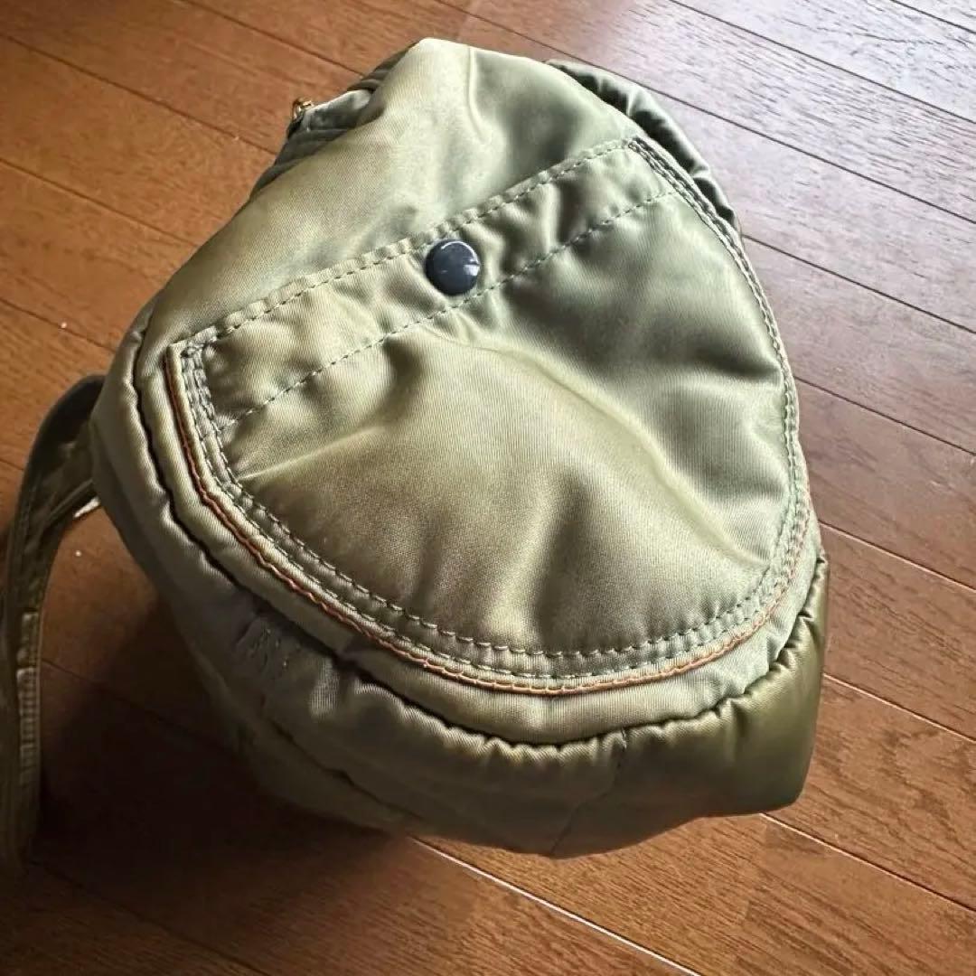 PORTER タンカー ミニボストンバッグ セージグリーン