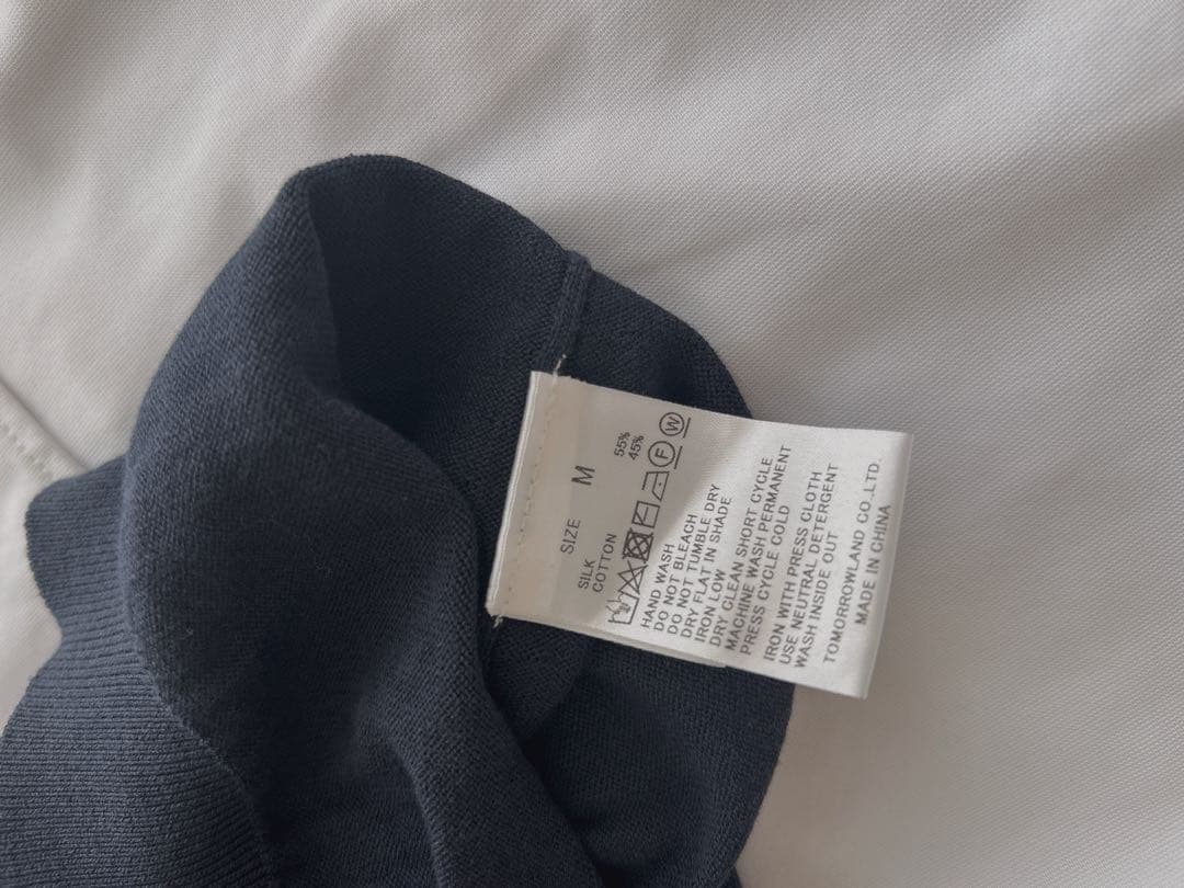 TOMORROWLAND ネイビー ポロシャツ