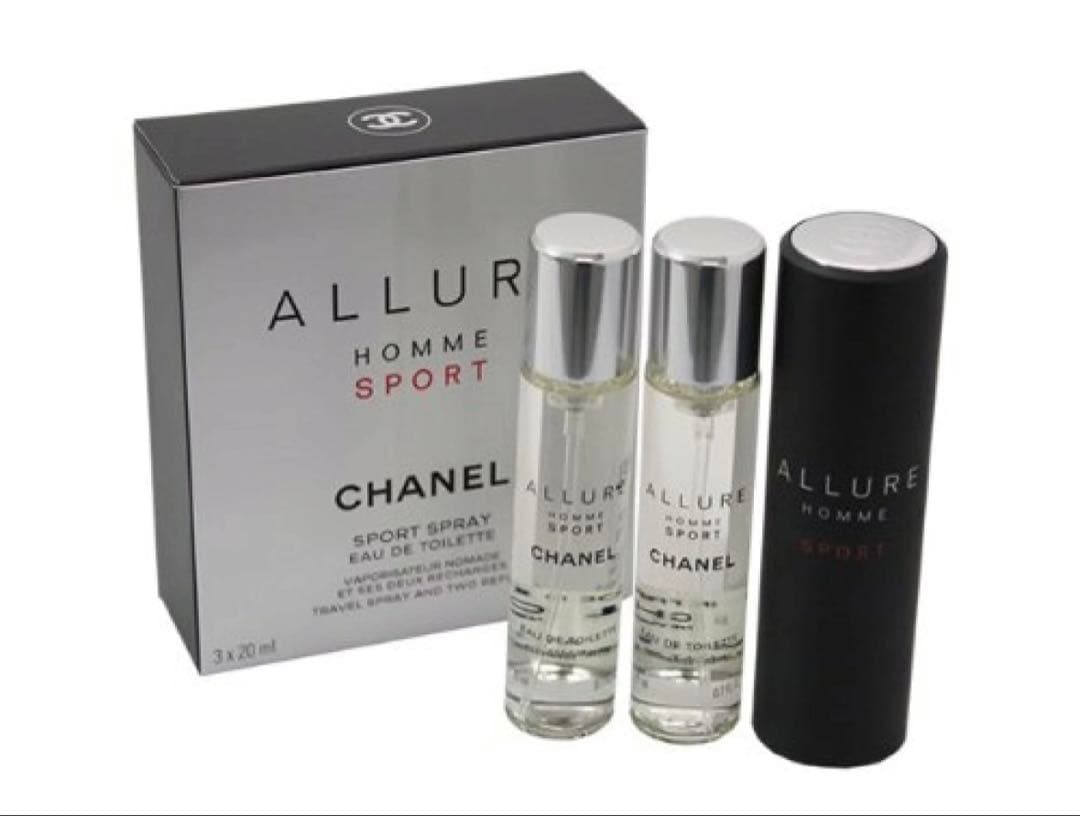 シャネル　香水CHANEL ALLURE HOMME SPORT トラベル3本
