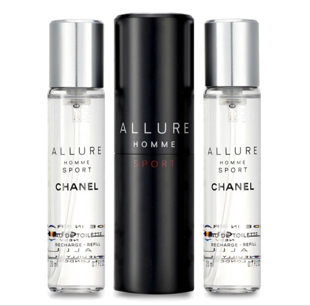 シャネル　香水CHANEL ALLURE HOMME SPORT トラベル3本