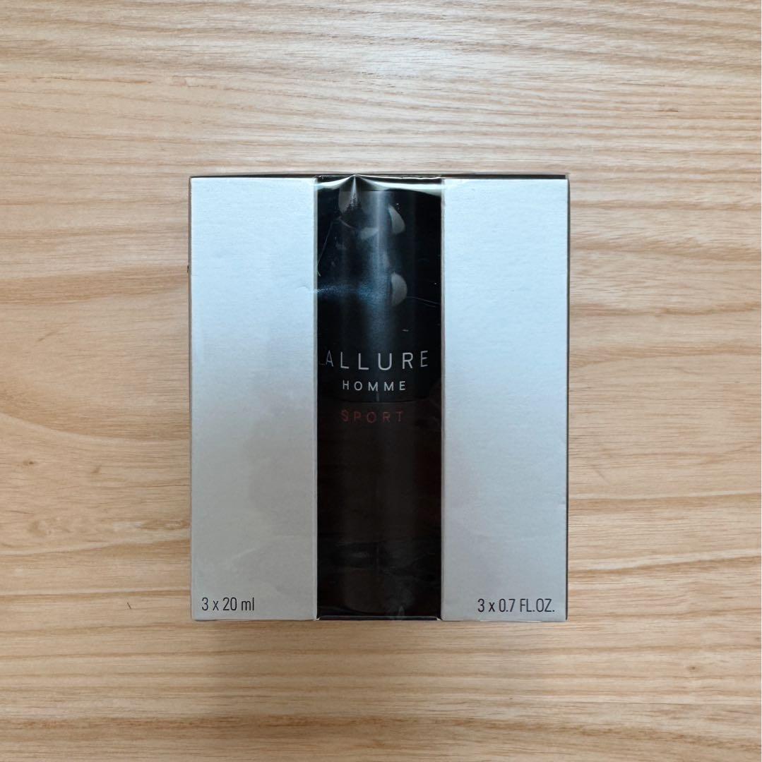 シャネル　香水CHANEL ALLURE HOMME SPORT トラベル3本