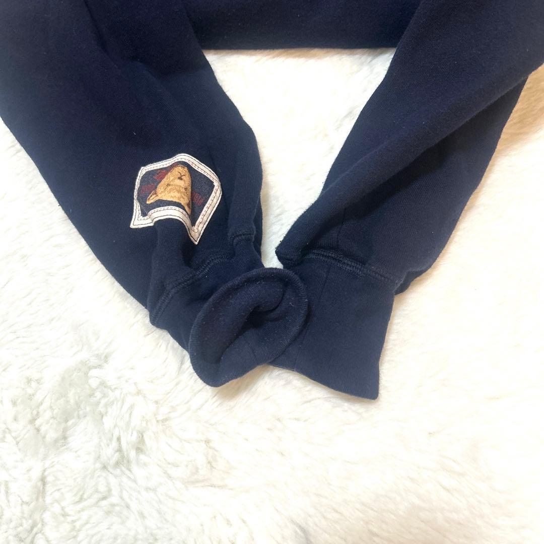 美品 PINK HOUSE くま刺繍 ワッペン トレーナー 90's sizeL