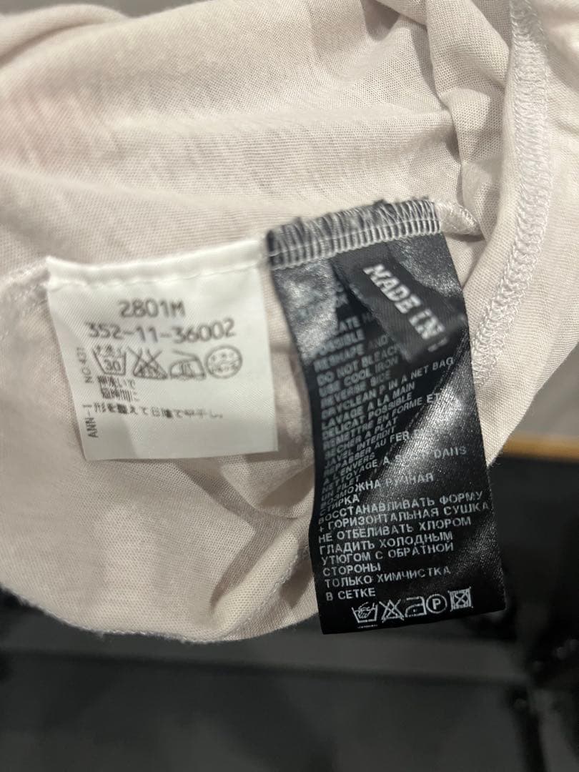 【交渉中】ANN DEMEULEMEESTER 手形プリント タンクトップ XS