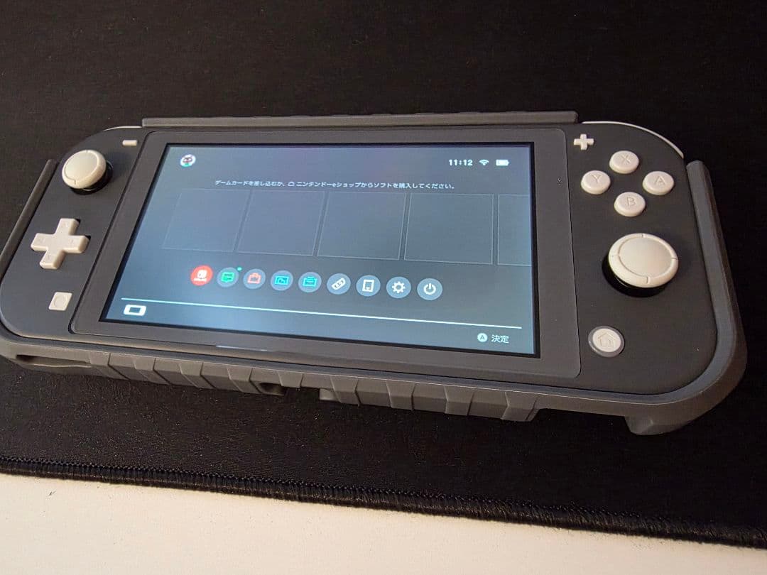 Nintendo Switch Lite グレー 本体プロテクトカバー、フィルム