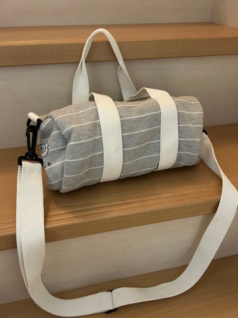 マスターピーススウェットストライプミニドラムバッグ