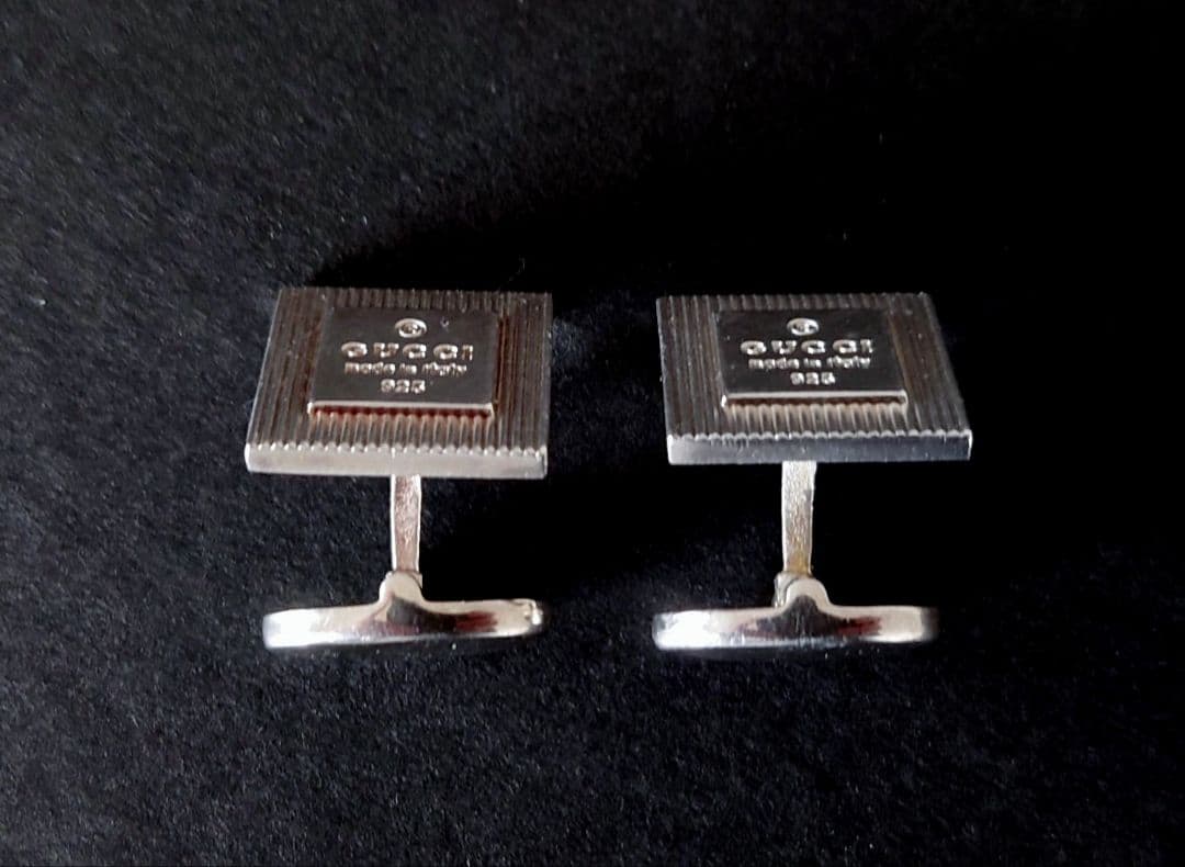 GUCCI グッチ トムフォード期 スターリングシルバー 925 カフリンクス