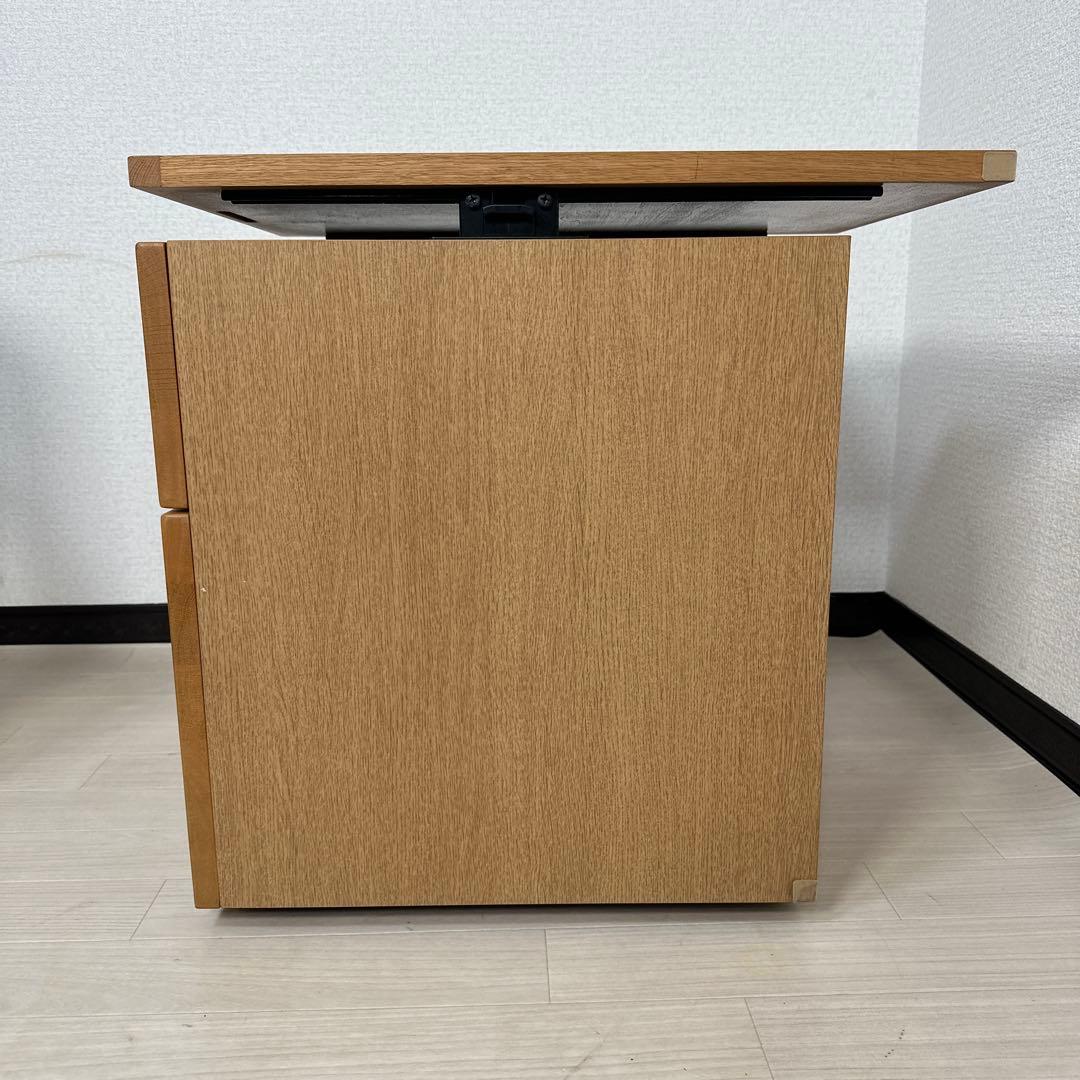 純国産品 浜本工芸 HAMAMOTO 学習デスク 昇降ワゴン 1※