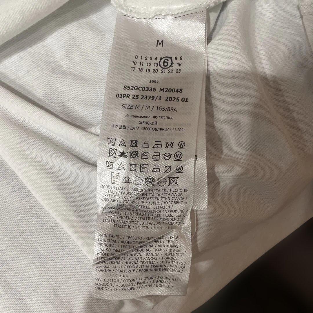 最終値下げ！MM6 メゾンマルジェラ2025春夏 Tシャツ　松田元太さん着用