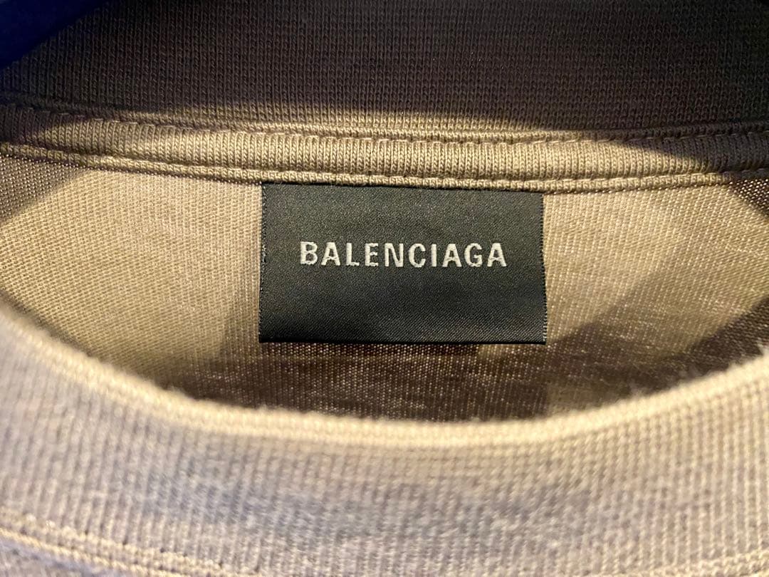 美品 バレンシアガ ダブルスリーブTシャツ 1　デニム バッグ メゾンマルジェラ